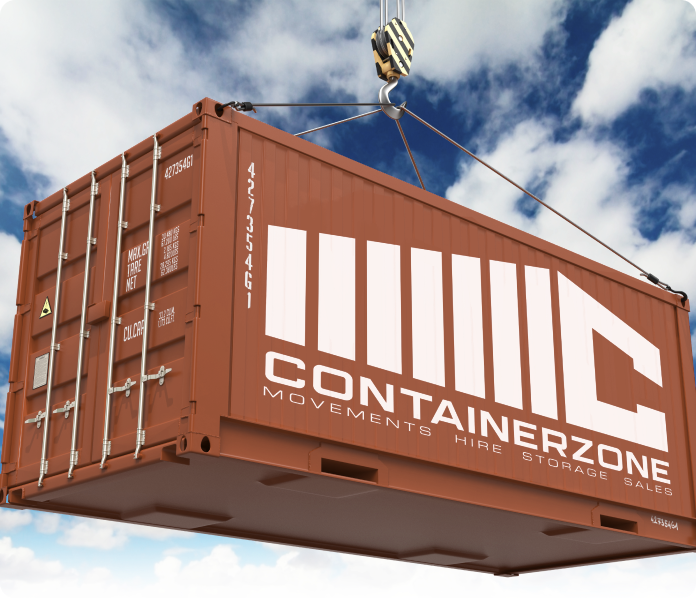 container shipping moving
